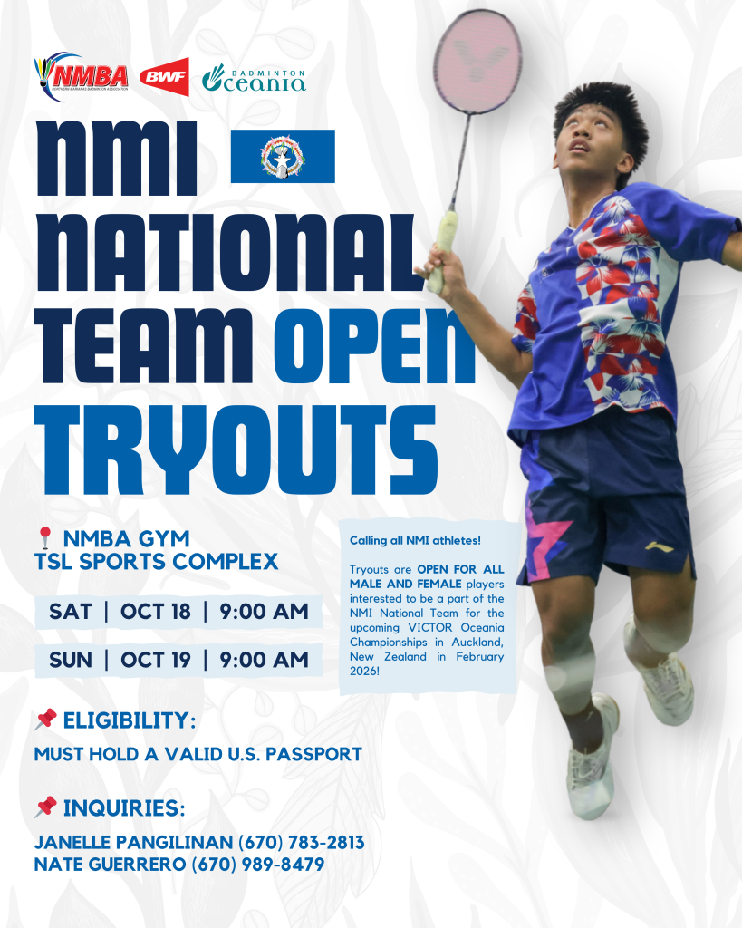 NMI National Badminton Team Open Tryouts