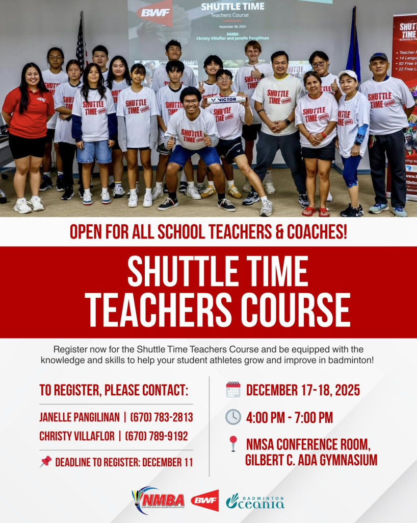 Shuttle Time Teachers Course 2025