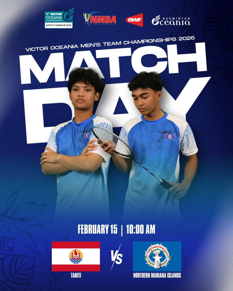 Match Day 3 Schedule – VICTOR Oceania Men’s Team Championships 2026