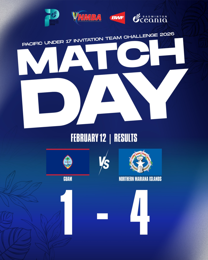 Match Day 1 Results – Pacific U17 Invitation Team Challenge 2026