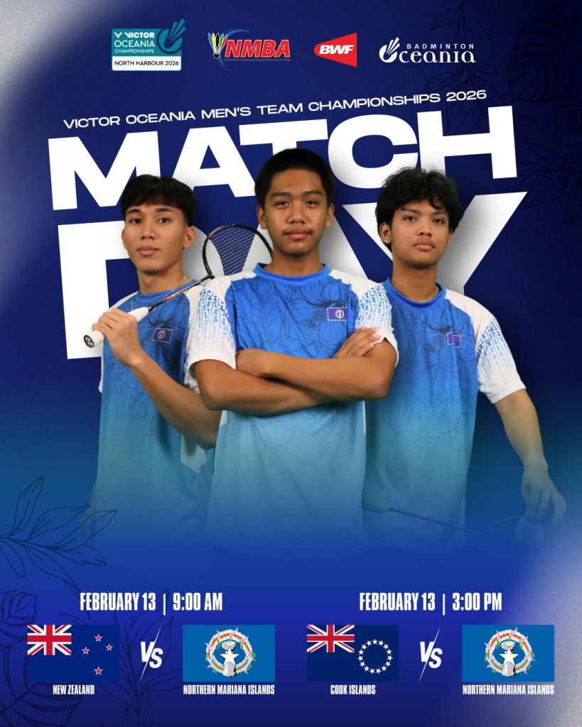Match Day 1 Schedule – VICTOR Oceania Men’s Team Championships 2026