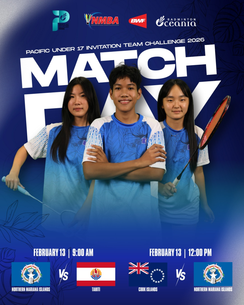 Match Day 2 Schedule – Pacific U17 Invitation Team Challenge