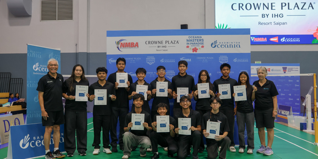 Rising Stars on the Stand: NMI’s Young Players Officiate at the Crowne Plaza Oceania Masters in Paradise